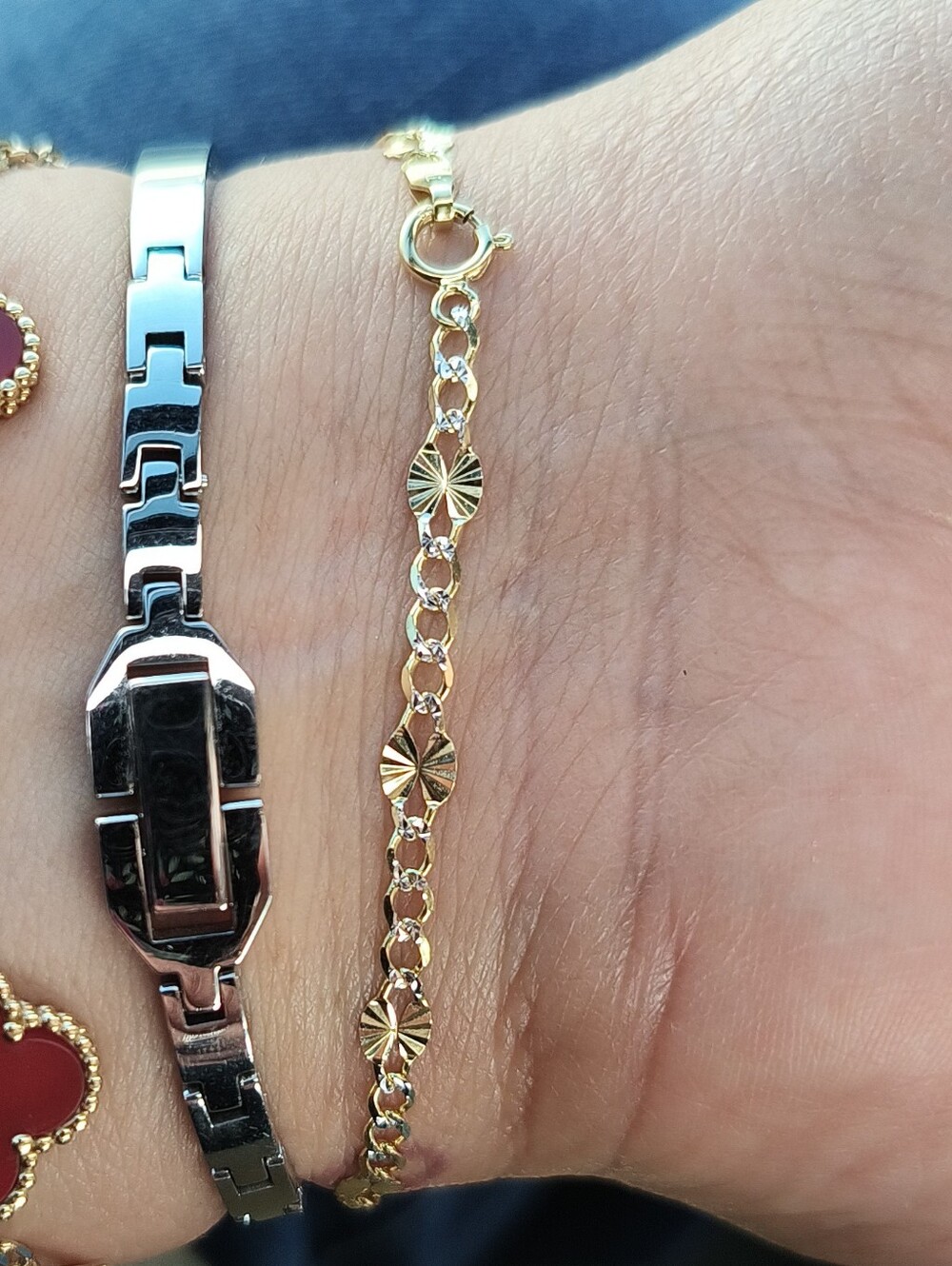 14ky Solid Gold 7.5" Bracelet